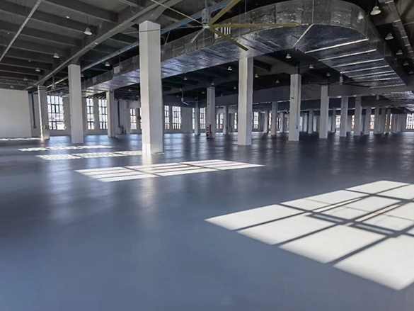 固化地坪施工与环氧施工配合案例